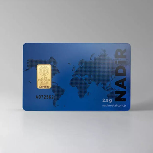 NadirGold 2‚5 Gr Külçe Altın