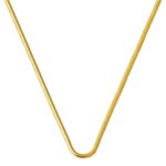 Balıksırtı 14 Ayar Altın Zincir - 40 cm