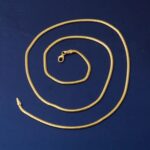 14 Ayar Altın Balıksırtı Zincir - 45cm - Görsel 2
