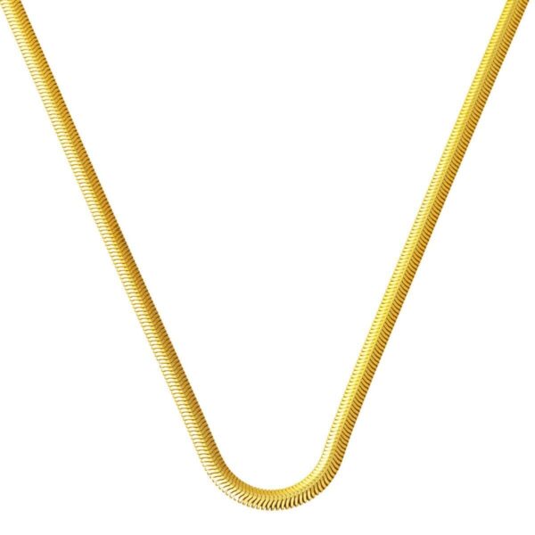 45 cm. Balıksırtı 14 Ayar Altın Zincir