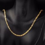 14 Ayar Altın 3 mm. Kral Zincir 65 cm - Görsel 4