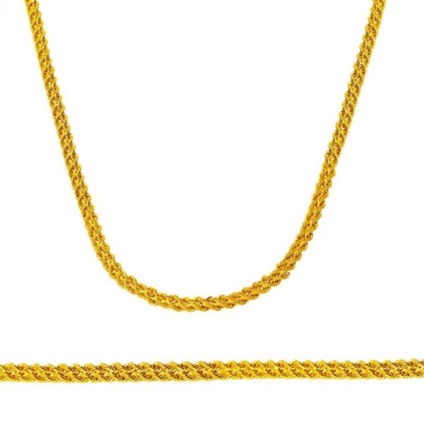 14 Ayar Altın Burma Zincir - 50 cm