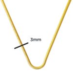 Balıksırtı 14 Ayar Altın Zincir - 55 cm - Görsel 6