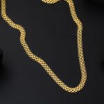4 mm. Örgü 14 Ayar Altın Zincir Kolye 40 Cm. - Görsel 4