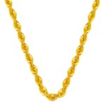 Burma Zincir Kolye 14 Ayar Altın (6 mm Enli) 60 cm.
