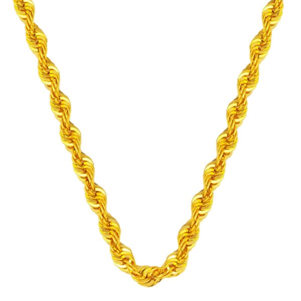 Burma Zincir Kolye 14 Ayar Altın (6 mm Enli) 60 cm.