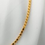 Pullu 14 Ayar Zincir Kolye (3,5mm Enli) 65 cm. - Görsel 3