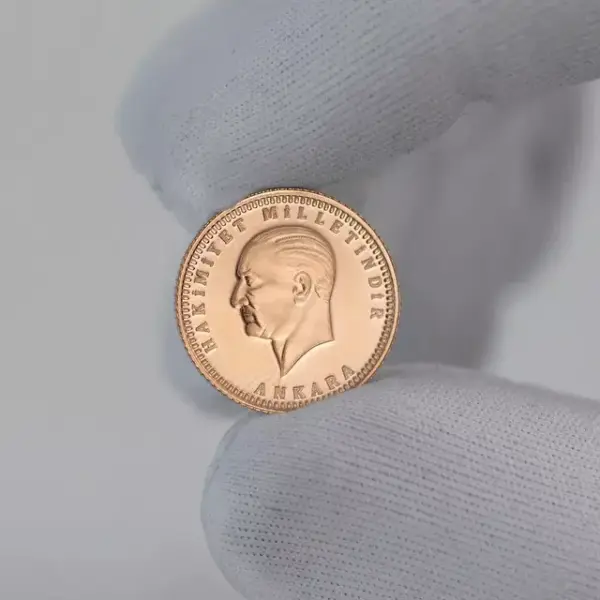 Ata Lira Yarım Altın 102. Yıl Yeni Tarihli