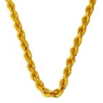 Burma Zincir Kolye 14 Ayar Altın (7 mm Enli) 45 cm.