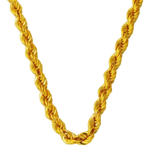Burma Zincir Kolye 14 Ayar Altın (7 mm Enli) 50 cm.