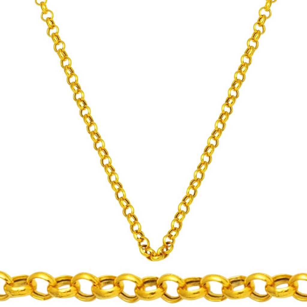Doç 14 Ayar Altın Zincir 75 cm