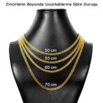 Kral 14 Ayar Altın Zincir 50 cm. - Görsel 5
