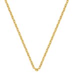 Force 14 Ayar Altın Zincir Kolye (2 mm Enli) 45 cm.