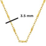 Halkalı Ataç Zincir Kolye 14 Ayar Altın 50 cm. - Görsel 4