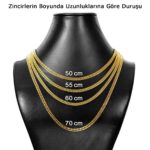 Kral 14 Ayar Altın Zincir 55 cm. - Görsel 5