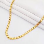 Maraş Pullu Altın Zincir -60 cm - Görsel 4