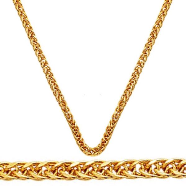 Meridyen 14 Ayar Altın Zincir - 50cm
