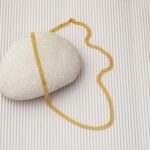 Örgü 14 Ayar Altın Zincir Kolye 4 mm. 55 Cm. - Görsel 3