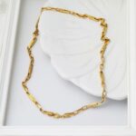 Versage Halkalı Altın Zincir Kolye 14 Ayar 50 cm. - Görsel 2